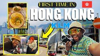 Hong Kong Travel Vlog 2024 | KLM Business Class Upgrade  | First Time In Hong Kong SAR China!!