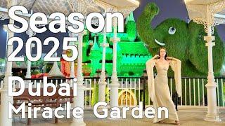 Dubai [4K] Amazing Miracle Garden, New Season 2025 Walking Tour 