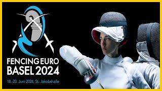 Basel 2024 - Podium - Men's Sabre & Women's Foil - Team