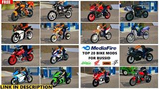 Top 20 Bike Mods For Bus Mod For Bus Simulator Indonesia || Bike Mod For Bussid || #bussid