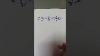 simple border desigin#youtubeshorts #vish##