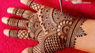 rakhi 24 special mehndi designs full front hand | mehandi ka design easy simple mehndi design mehndi