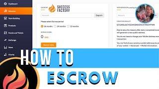 How to Escrow Dagcoins in your account - Success Factory Tutorial: Part 4