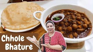 Chhole Bhature in New way - Chhole Bhature perfect recipe - Street Style Chhole Bhature