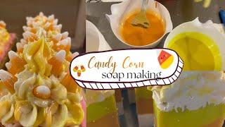 Soap Making | Candy Corn Cold Process Soap