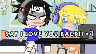 SAY I LOVE YOU BACK || Sasunaru! || meme? || REPOST ‍️ || sxfia !