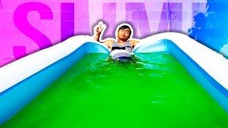 SLIME POOL CHALLENGE!