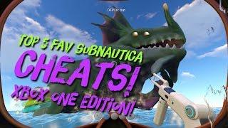 SUBNAUTICA CHEAT CODES 2017!  : XBOX ONE EDITION, MY TOP FIVE!