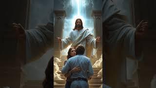 Accept & move on ️ Jesus embraces courage to face truth. #Mistakes #Learning #AIart #Brave