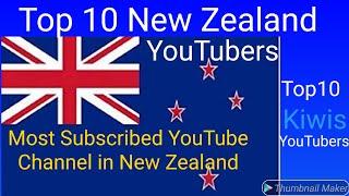 Most subscribed YouTube channel in New Zealand.|Top10 New Zealand YouTubers| Top10 Kiwis YouTubers.|