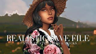 How To Create A Realistic Sims 4 Save File (Step-by-Step Tutorial + Tips) | The Sims 4