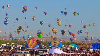 2024 Albuquerque International Balloon Fiesta Opening Day Time Tapse