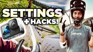 DIE PERFEKTEN GOPRO SETTINGS für MTB?! + Hacks