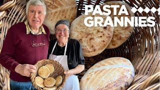 Learn how to make "crescentine" flatbreads in "tigelle" moulds! | Pasta Grannies