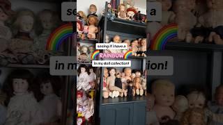 Seeing If I Have a RAINBOW in my Doll Collection  #dollcollector #dollcollection #dolls