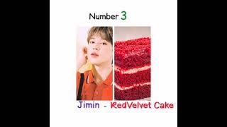 BTS Members Favorite Cake #shorts #bts #jungkook #jimin #jhope #rm #v #jin #suga #ytshorts #viral