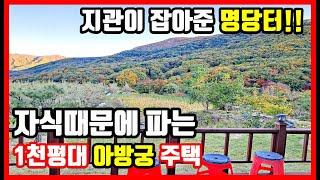 자식때문에 파는 아방궁 1천평대 자연속 주택매매,시골집 매매,촌집매매,전원주택매매. 포항부동산 포항주택매매  #급매물부동산