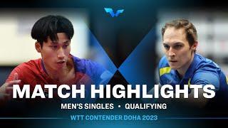 Cedric Nuytinck vs Kwan Man Ho | MS Qual | WTT Contender Doha 2023