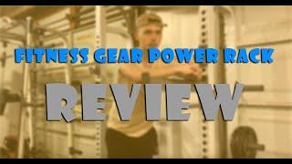 Fitness Gear Pro Half Rack Review