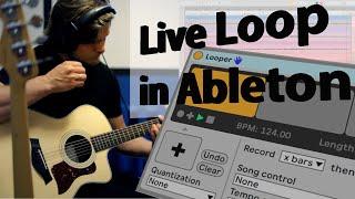 Guitar Looping in Ableton Live [Elliahh - Hope] Live Loop Video