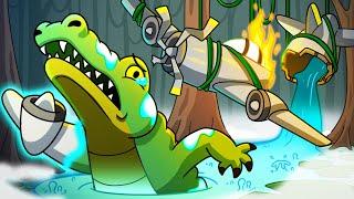 The DARK ORIGIN of BOMBARDIRO CROCODILO... (Cartoon Animation)