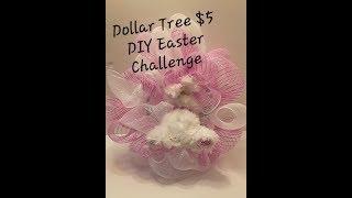 Dollar Tree $5 DIY Easter 2019 Challenge with Bum Bea and a work in progress