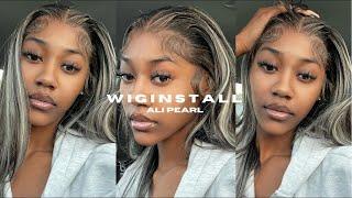 Alipearl Platinum Blonde Highlight| Start to Finish Wig Install #alipearlhair