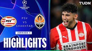 HIGHLIGHTS - PSV Eindhoven vs Shakhtar | UEFA Champions League 24/25 | TUDN