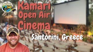 KAMARI OPEN AIR CINEMA, SANTORINI | Amazing outdoor cinema in Greece &The Ellen Show Heads Up game!