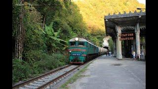 Документальный фильм про абхазскую железную дорогу/A documentary film about the Abkhazian railway.