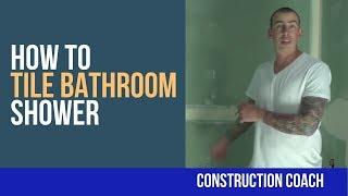 Tile 101 How to Tile Bathroom Shower - Complete video!