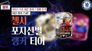 '첼시' 포지션별 랭커 티어, 랭커 스쿼드 [TOP30] NO.7 / LE 시즌 출시 / 중미 추가 FC온라인/피파4