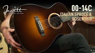 Jeff Jewitt 00-14C - Italian Spruce & Rosewood  |  Demo with Matt Chulka