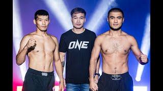 Chayan Oorzhak face off Avliyohon Hamidov ONE Lumpinee 30 June 2923