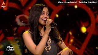 Ratchasa maamanae Rathiriyin sooriyanae song by #Pooja | Super Singer Season 9