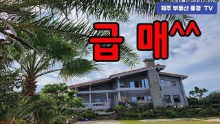 【 전속매물 】  마지막!!  더이상 은 안돼요^^ 비양도가 보이는 회장님 별장^^