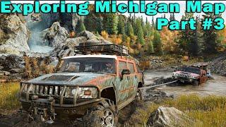 SnowRunner - Exploring Michigan Map with a monster truck