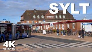 Herbst auf Sylt: Busfahrt von Westerland ZOB nach List Hafen  November 2024