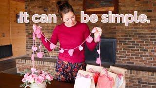 Valentine’s Day Decorate with Me 2025 | Minimalist Living | Minimalist Decor | Valentine’s Day