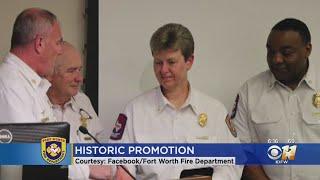 Historic Promotion At Fort Worth Fire Department