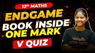 12th Maths | Book Inside One Mark Quiz | Public Exam 2025 | Janasruthi Ma'am