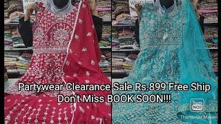 Partywear clearance Collection From Rs.899 Free ship DONT MISS #DIWALI #PARTYWEAR #clearancesale