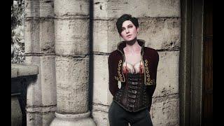 the witcher 3 mod testing - Anna Valerious outfit for Syanna WIP