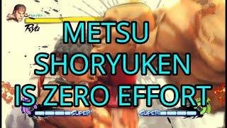 Bad Balance: SF4 Ryu's Metsu Shoryuken