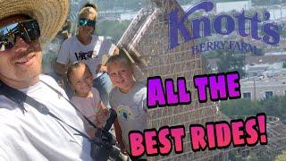 We rode the best rides Knott's Berry Farm! (Khallie Stayed Home)