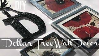 DIY DOLLAR TREE WALL DECOR IDEA | EASY TO MAKE PERSONALIZED DECOR