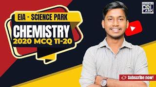 GCE Advanced Level 2020 Chemistry MCQ 11 - 20 Explanation