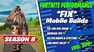 How To *FIX* Mobile Builds On Preformance Mode! In Chapter 2 Season 8!