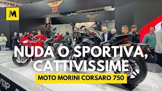 Moto Morini Corsaro 750 e Corsaro Sport a EICMA 2023 [ENGLISH SUB]