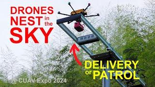 A2Z: Delivery Drones that Live on Top of Light Poles and Road Signs